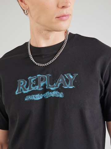 REPLAY Paita värissä musta