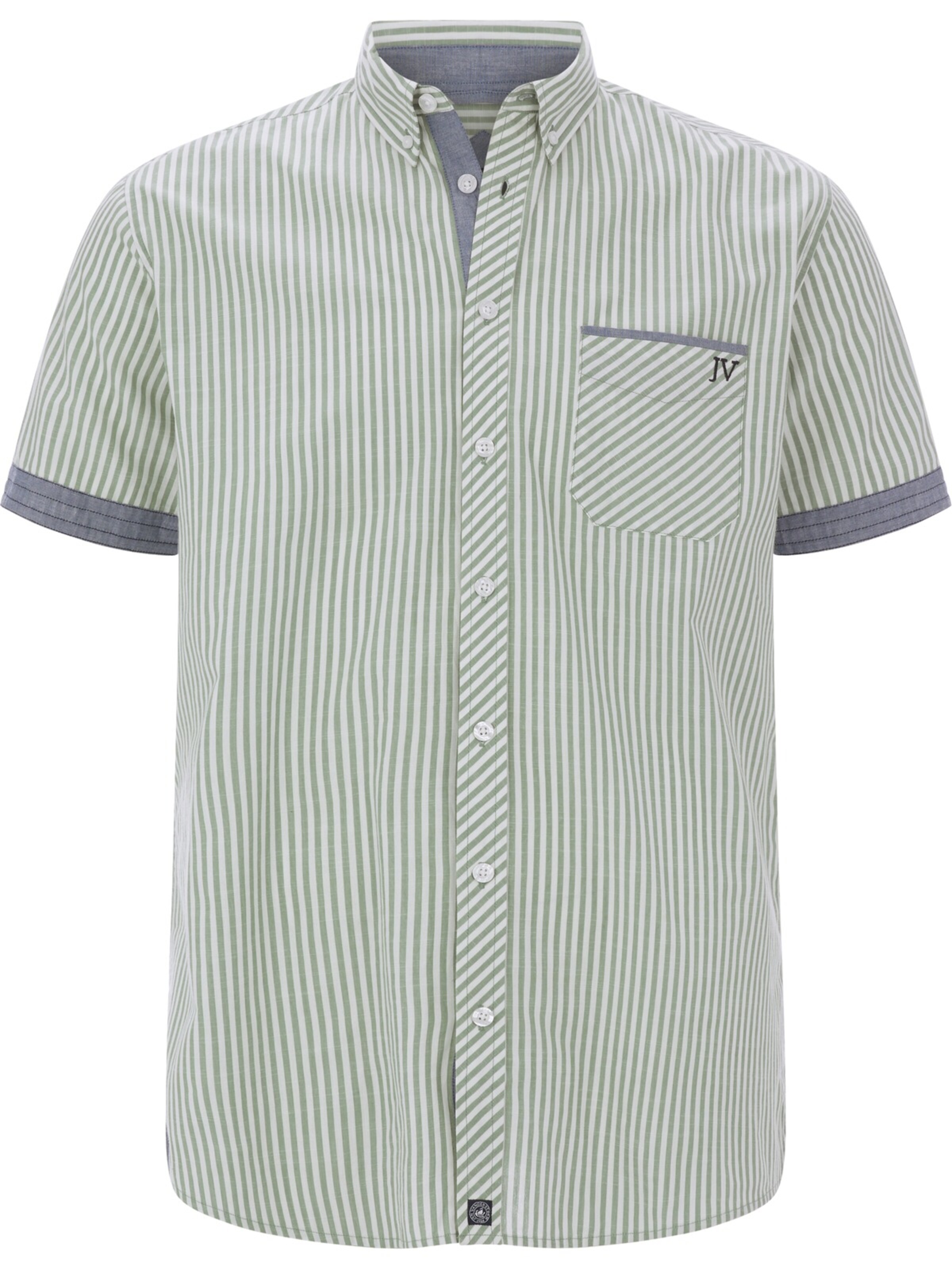 Jan Vanderstorm Hemd 'Odheld' in Grün: Vorderseite