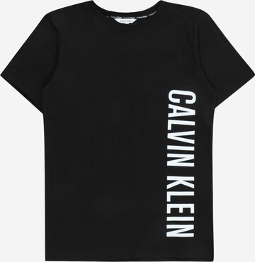 Calvin Klein Swimwear - Camisola 'Intense Power' em preto: frente