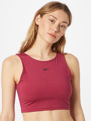 Reebok Sporttop in Roze: voorkant