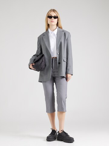 Noisy may Blouse 'NMINGRID' in Wit