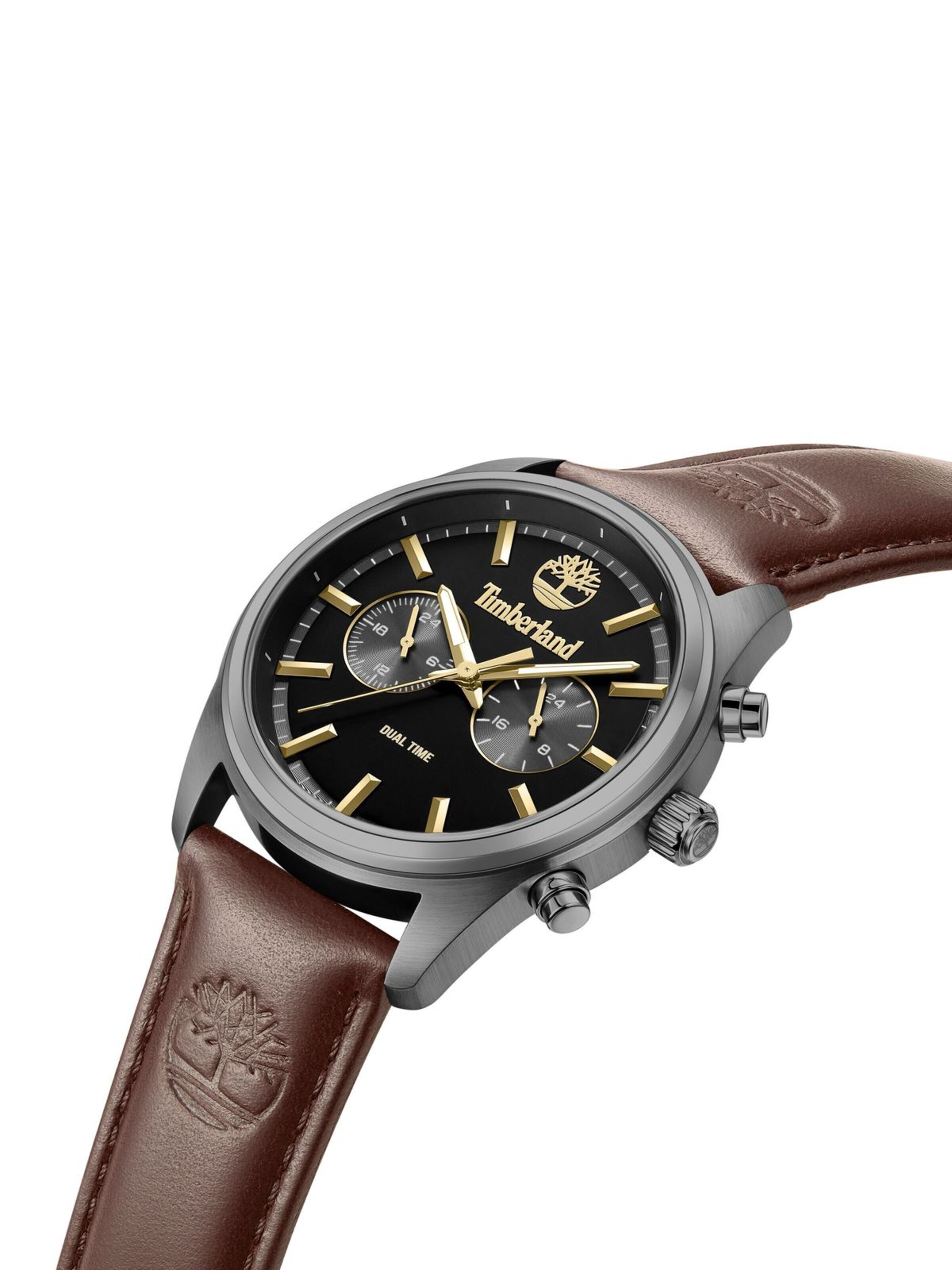TIMBERLAND Analoog horloge 'Duo-time watch Northbridge' in Zwart