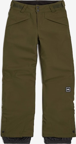 Pantalon de sport O'NEILL en vert : devant