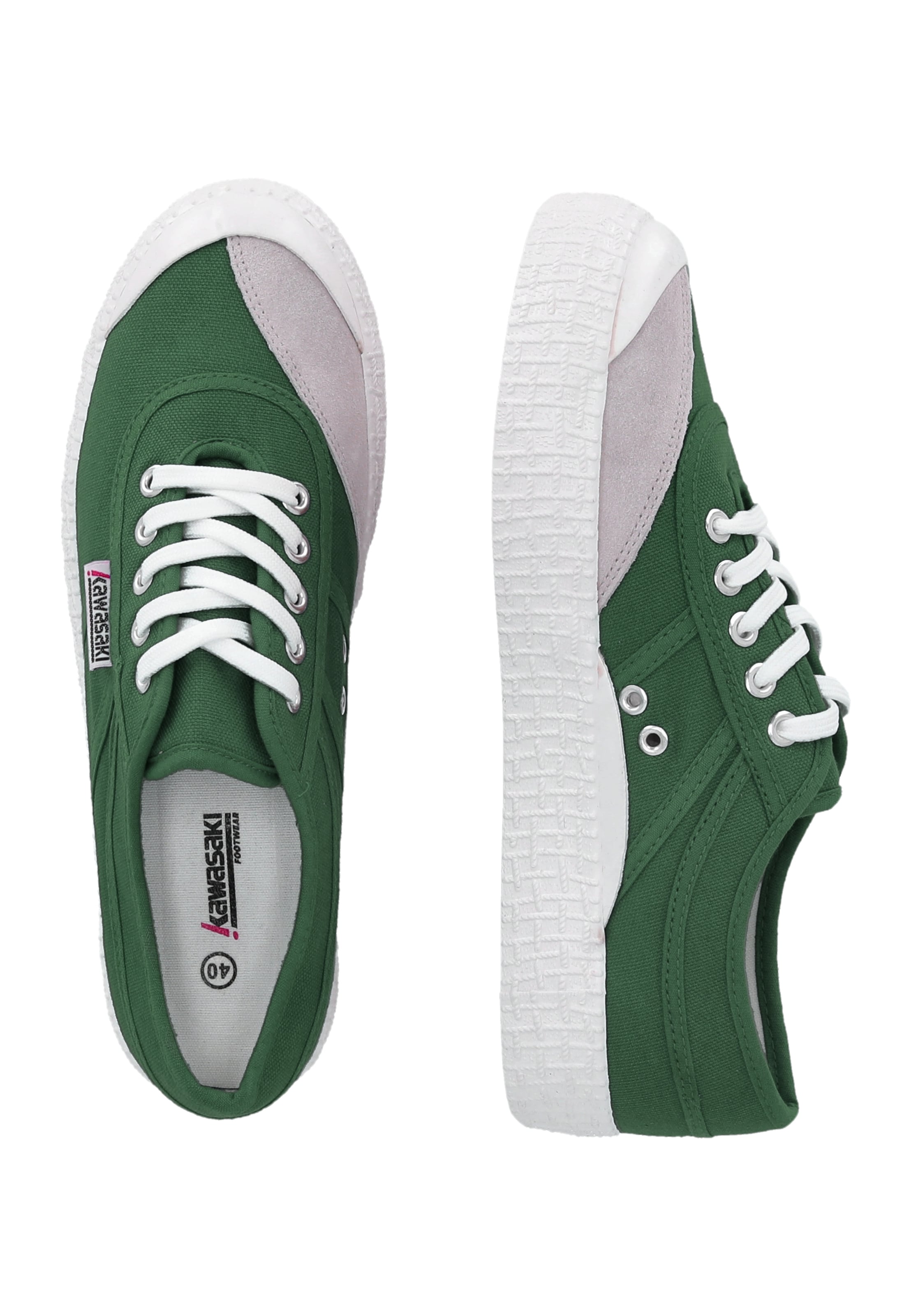 KAWASAKI Platform trainers 'Original 3.0' in Green