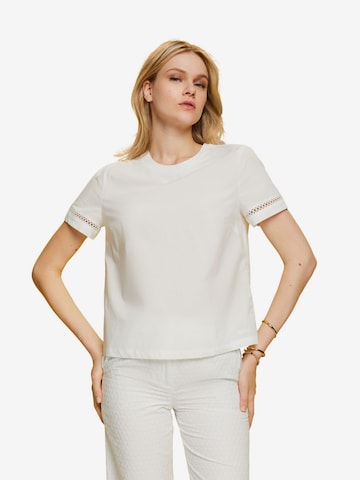 ESPRIT Blouse in Wit: voorkant