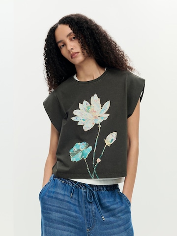 Desigual T-Shirt in Schwarz: Vorderseite