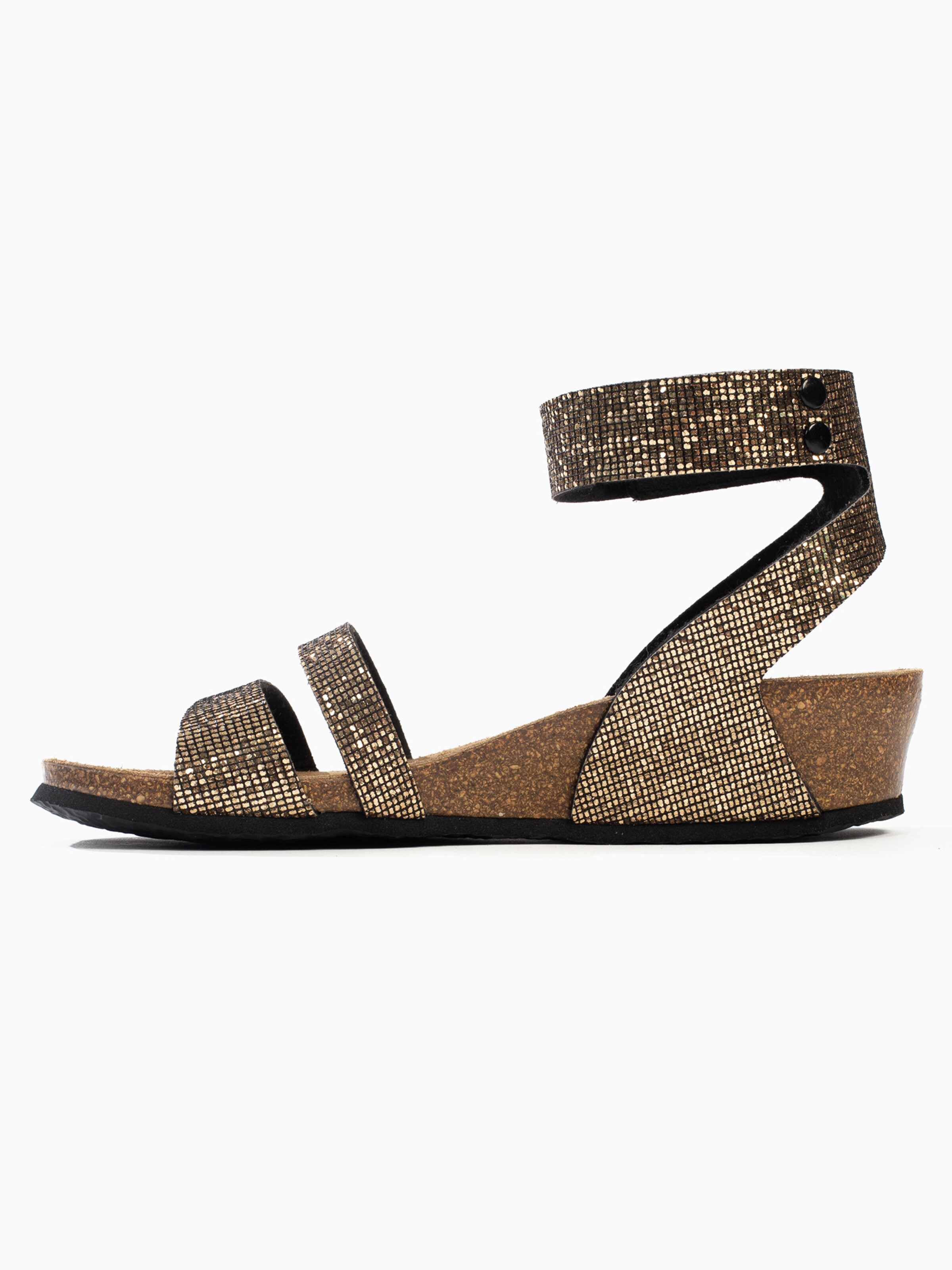 Bayton Sandaal 'OTRANTE' in Goud