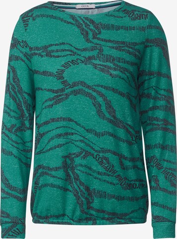 CECIL Shirt in Groen: voorkant