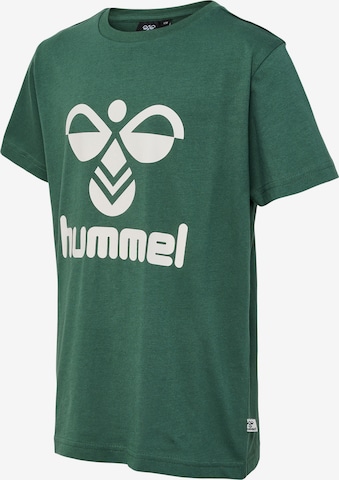 Hummel T-Shirt 'Tres' in Grün