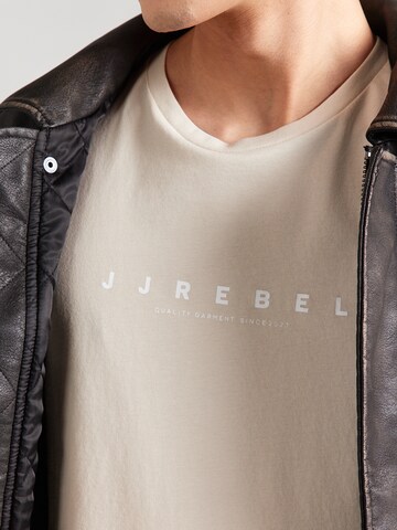 JJ Rebel Shirt 'JREBROCKY' in Beige