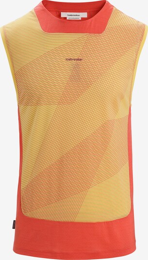 ICEBREAKER Koszulka funkcyjna 'ZoneKnit' w kolorze jasnożółty / pomarańczowym, Podgląd produktu