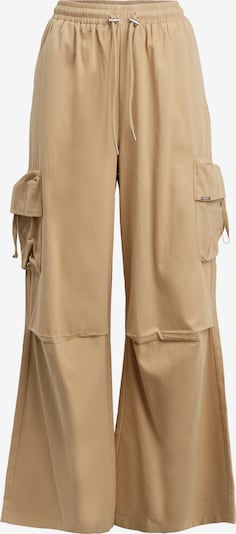 Laisvo stiliaus kelnės 'Drawstring' iš Influencer, spalva – kupranugario, Prekių apžvalga