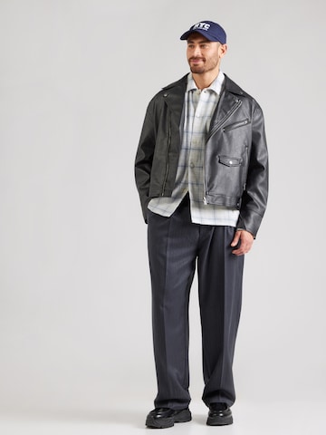 SELECTED Comfort fit Button Up Shirt 'SLHEDWIN' in Grey