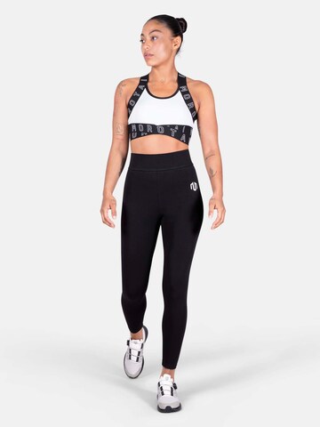 MOROTAI Skinny Sporthose 'Premium' in Schwarz: Vorderseite