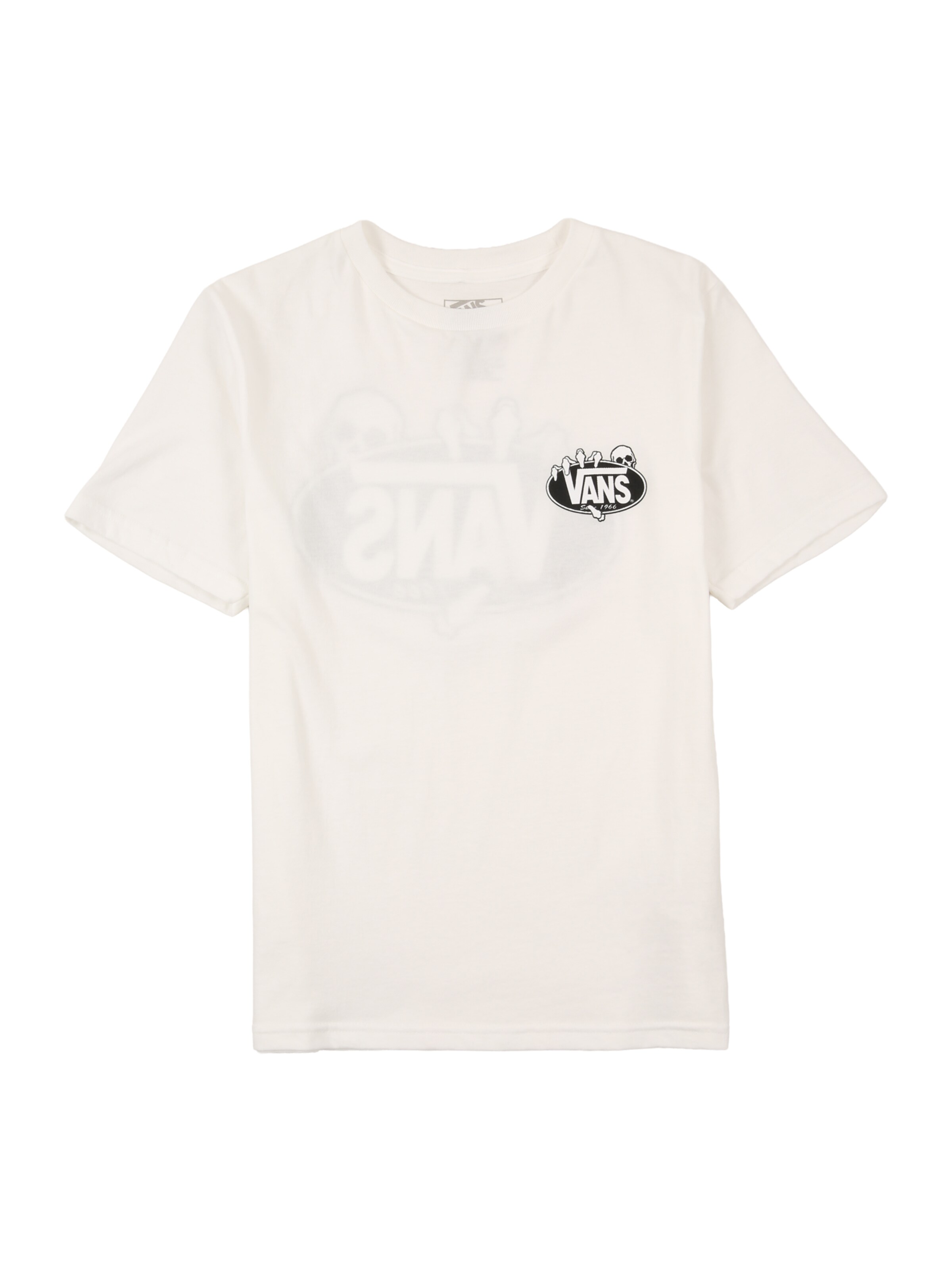 VANS T-Shirt 'SHOW OFF' in schwarz / weiß, Produktansicht