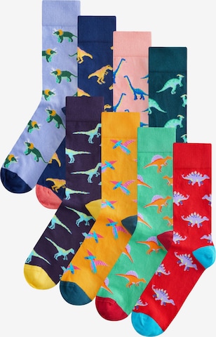 Next Socke in Blau: Vorderseite