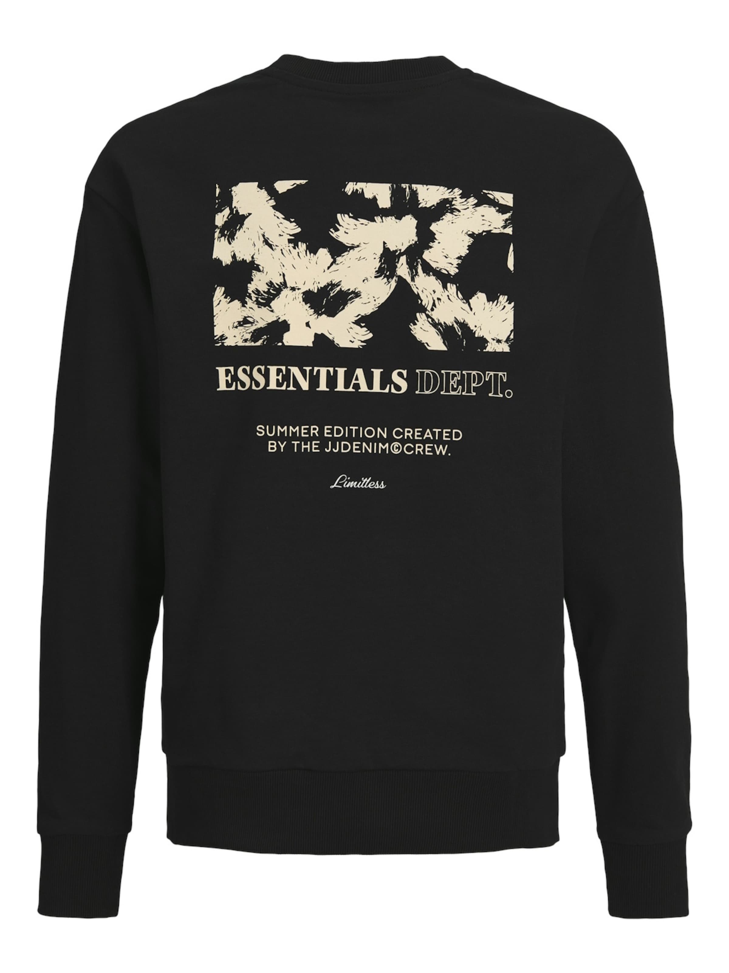 Jack & Jones Junior Sweatshirt 'Jeff' i sort