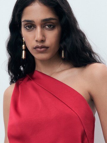 MANGO Evening Dress 'Safron' in Red