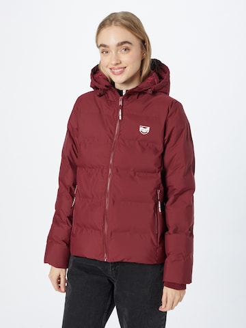 Lake View Winter jacket 'Elsa' in Red: front