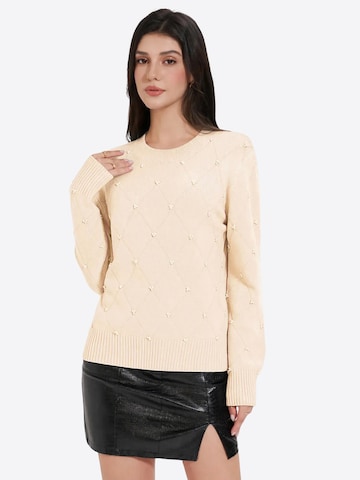Imily Bela Pullover in Beige: Vorderseite