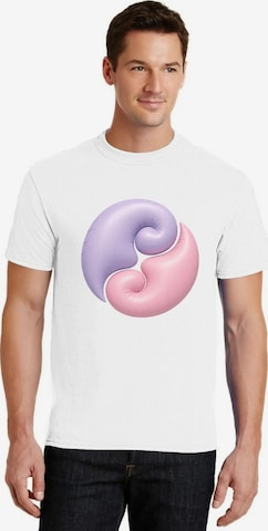 HUSKSWARE Shirt in Weiß: Vorderseite