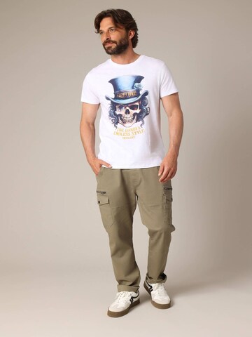 T-Shirt 'Dandy' Deeluxe en blanc