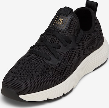 Baskets basses 'Leila' Marc O'Polo en noir : devant