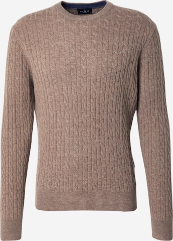 Hackett London Sweater in Beige: front