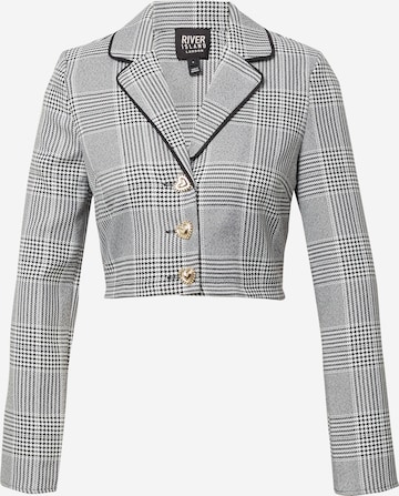 River Island Blouse in Grijs: voorkant