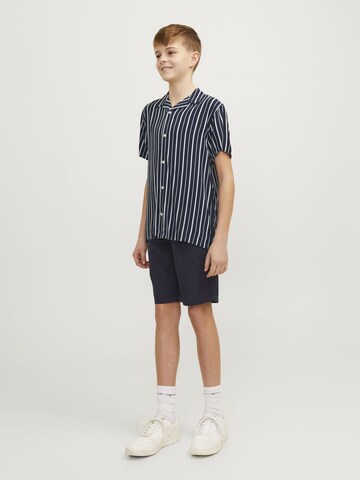 Fit confort Chemise Jack & Jones Junior en bleu