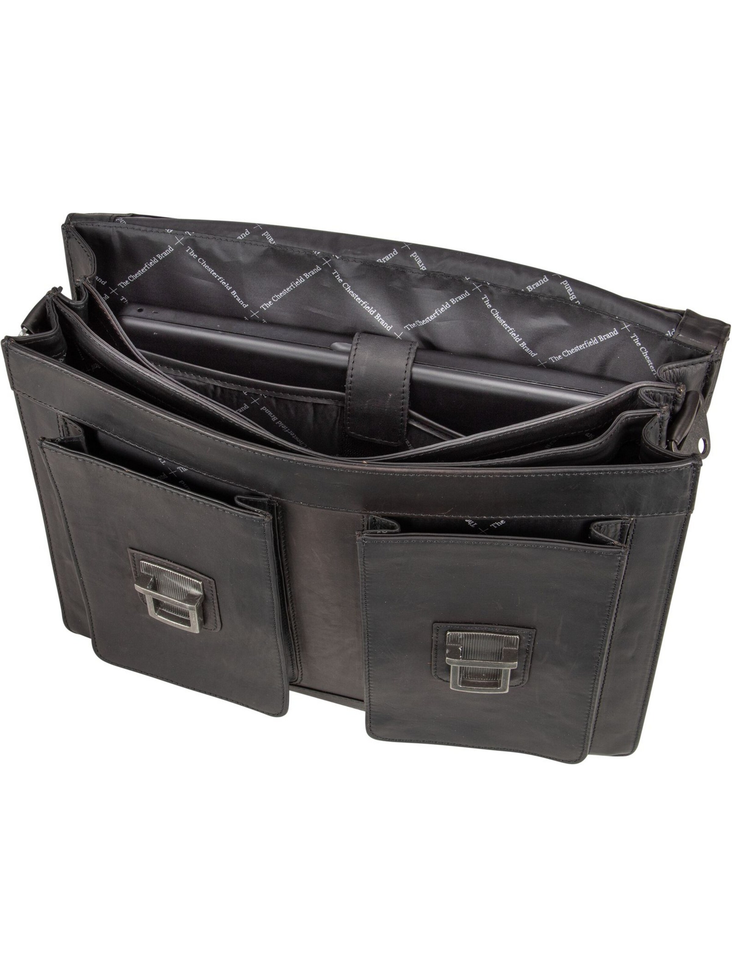 The Chesterfield Brand Aktentas 'Springfield' in Zwart