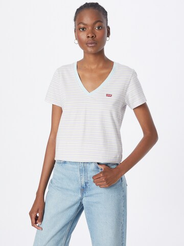 LEVI'S ® Shirt 'Perfect Vneck' in Lila: voorkant