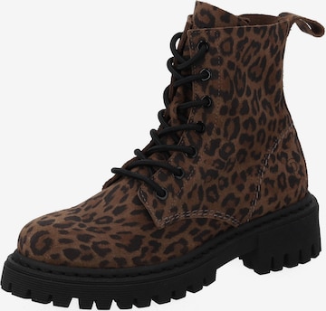 Bottes à lacets 'Pheara' Palado en marron : devant