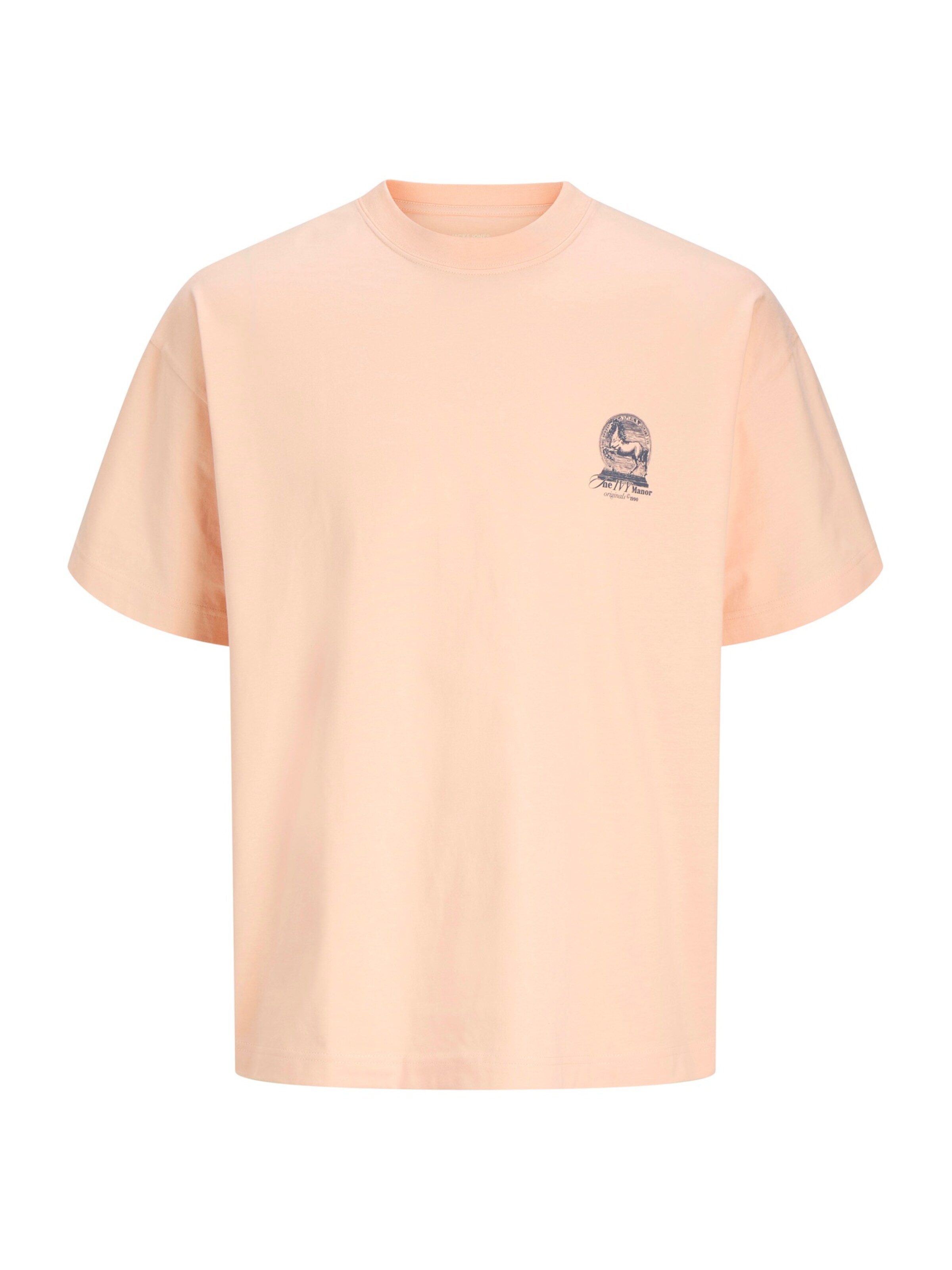 oranžinė JACK & JONES Marškinėliai 'JORMAINE': priekis