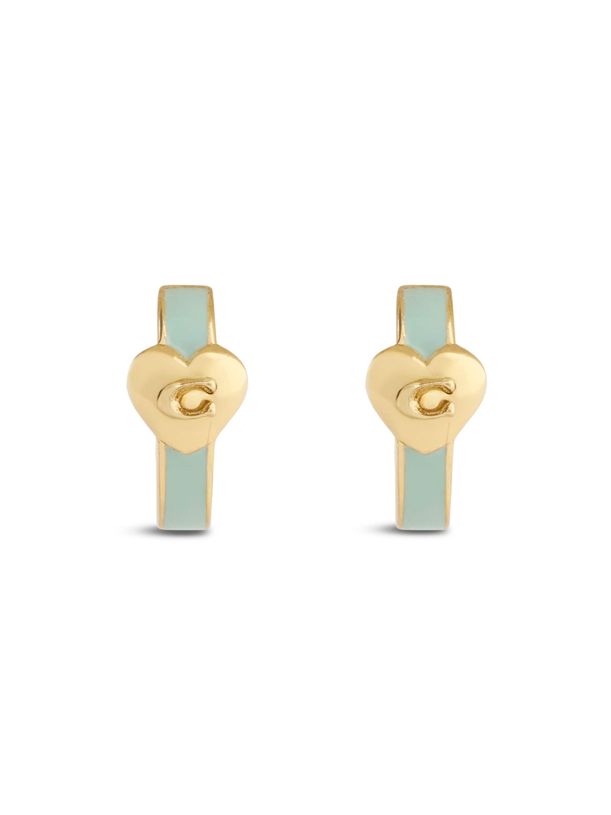 COACH - Brincos em ouro: frente