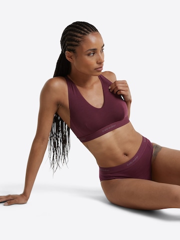 ICEBREAKER Bustier Sport bh 'Cool-Lite Sprite' in Rood