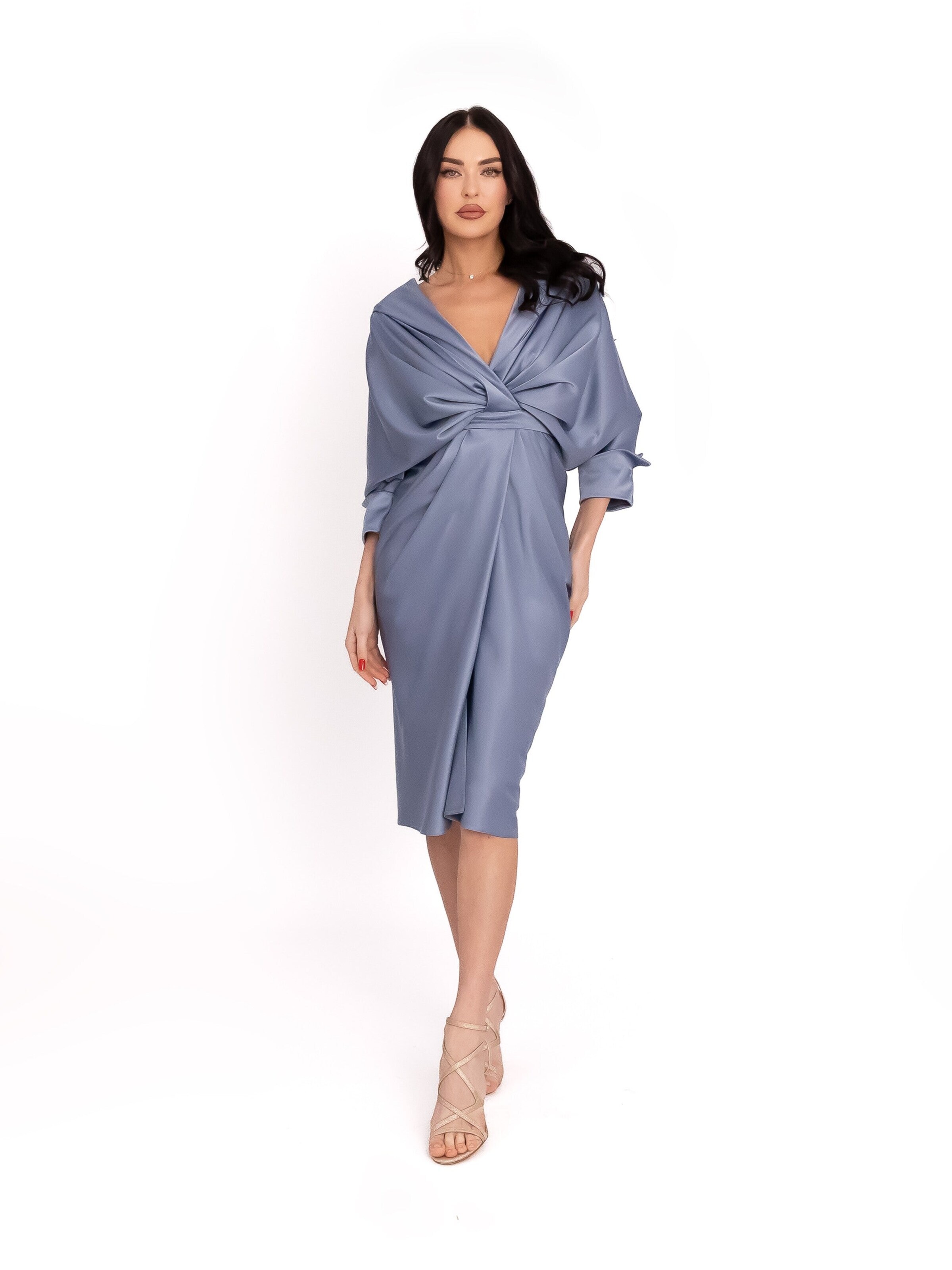 acob a porter - Vestido de noche en gris