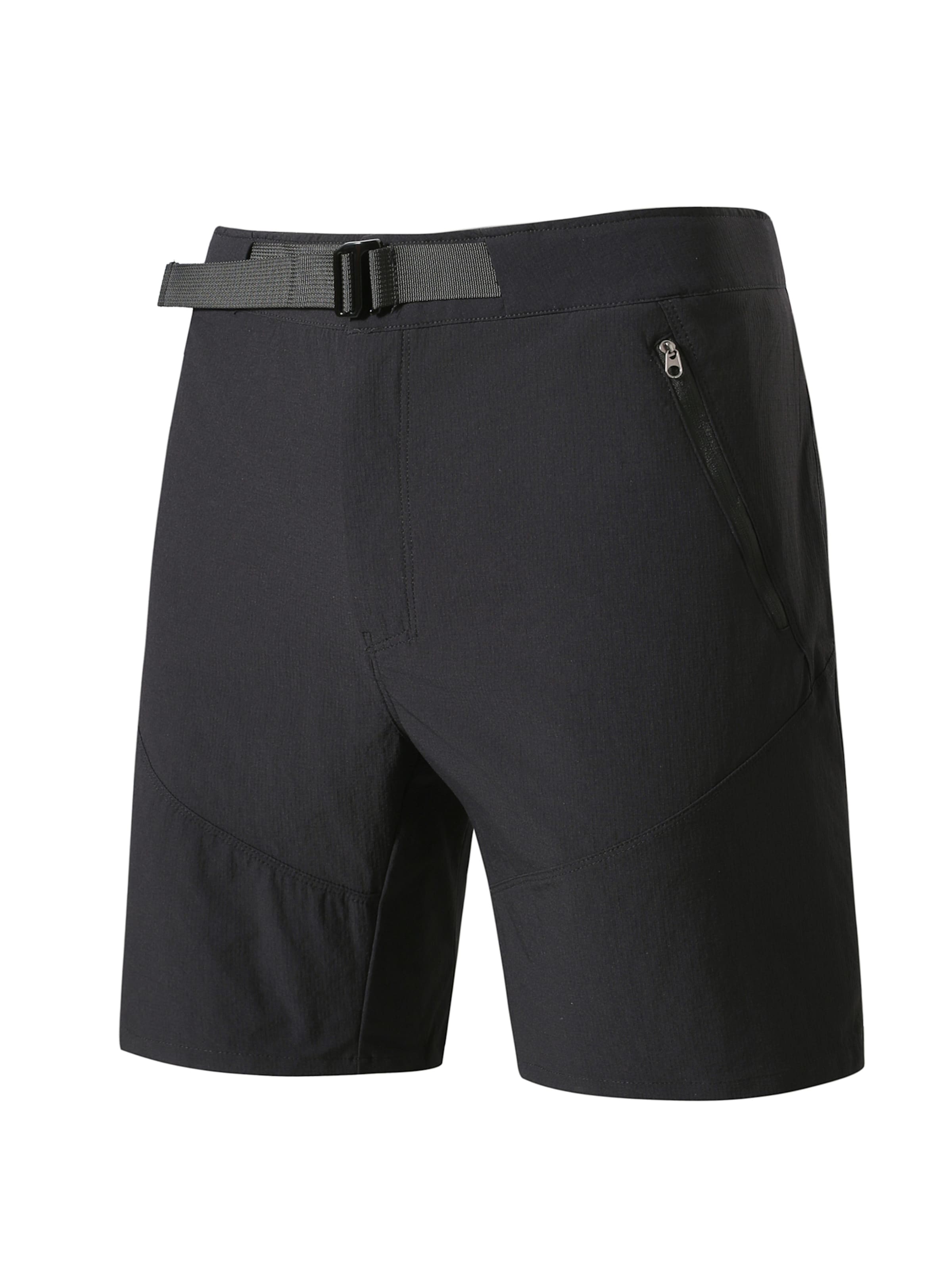 YOUTHUP Regular Sporthose 'Trockenbahn'‌‌ in Schwarz