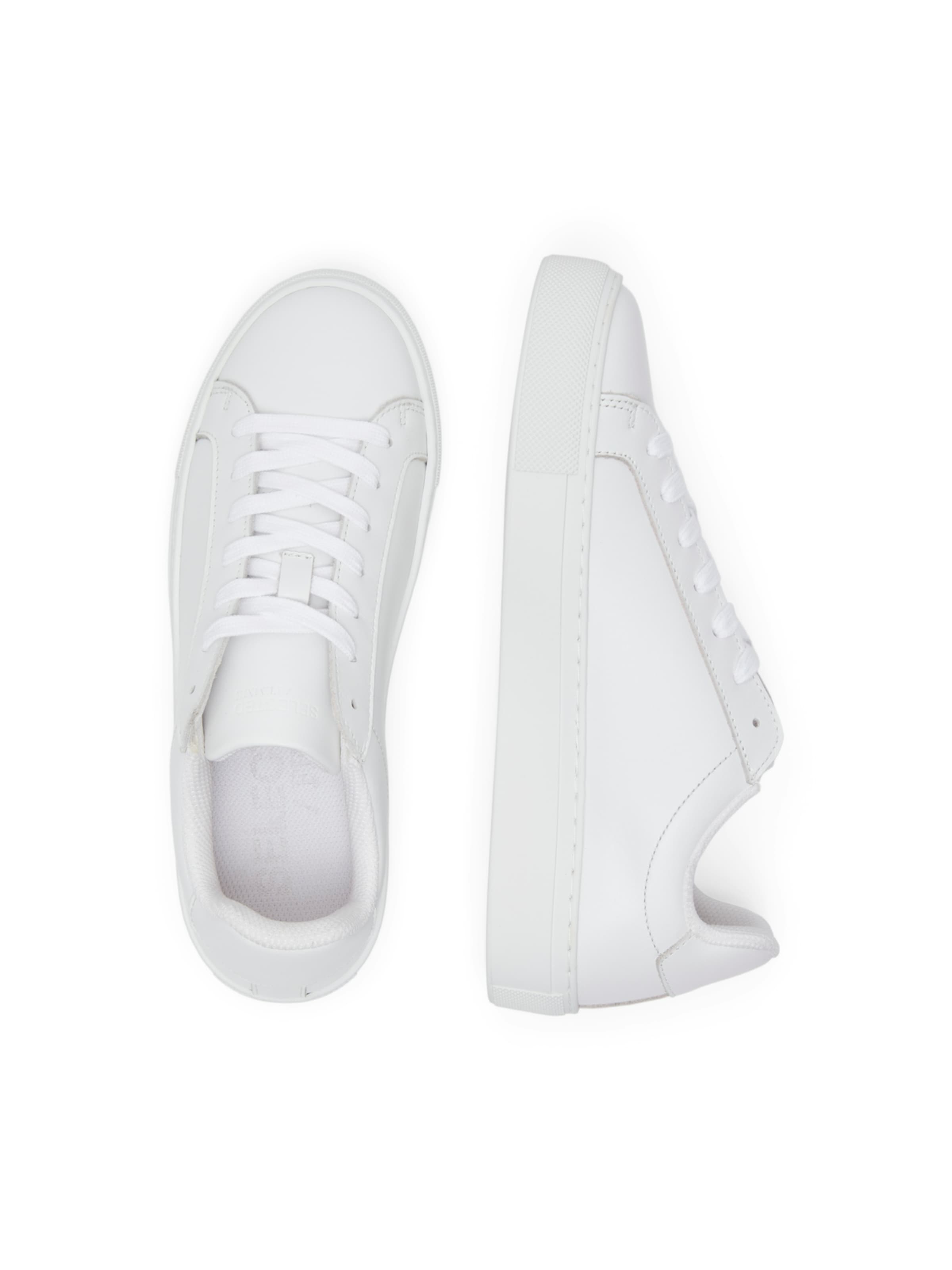 SELECTED Σνίκερ χαμηλό 'Eva' σε λευκό