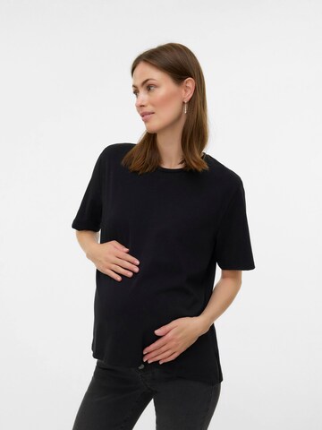 MAMALICIOUS Shirt in Black: front
