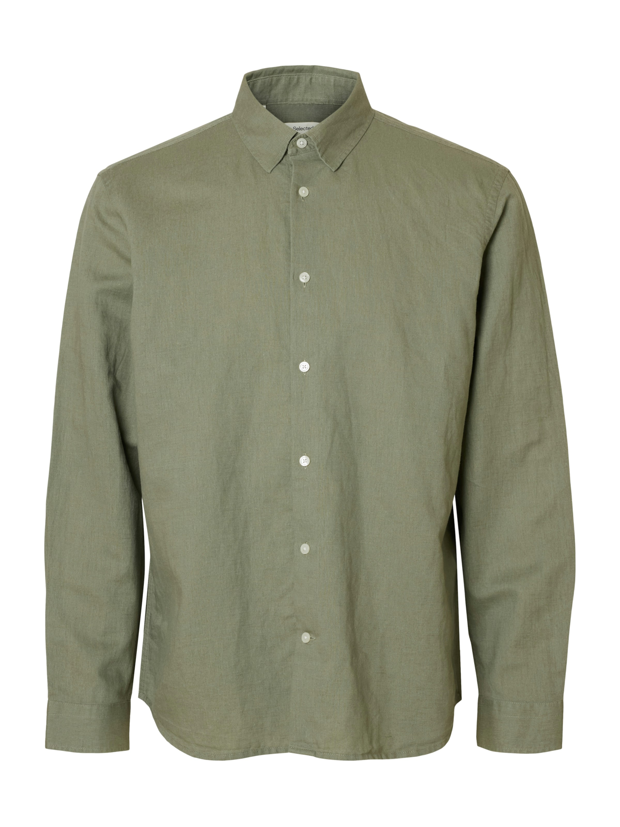 SELECTED Πουκάμισο 'SLMCLAY' σε πράσινο: μπροστά