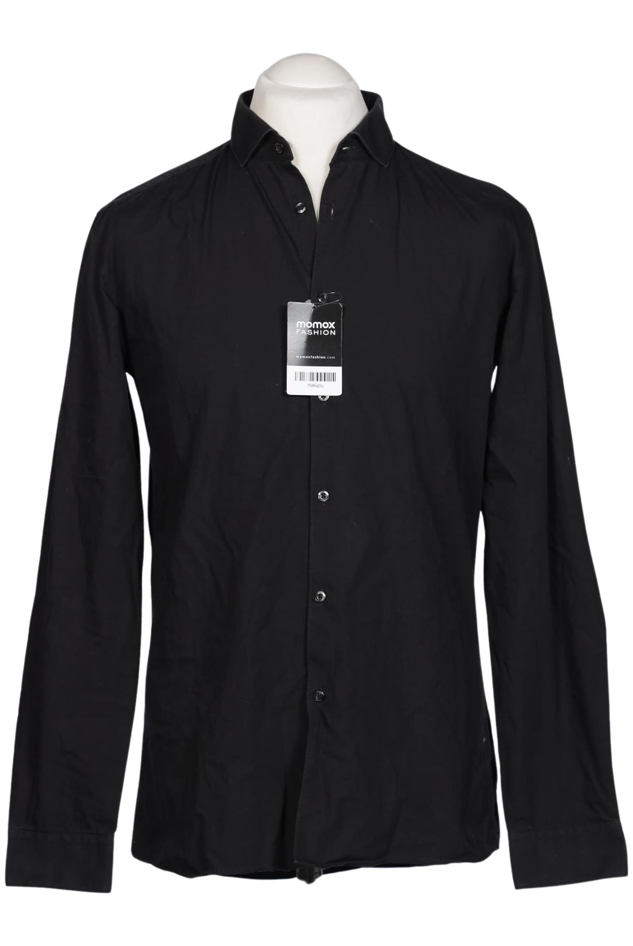 HUGO Button Up Shirt in L in Black: front