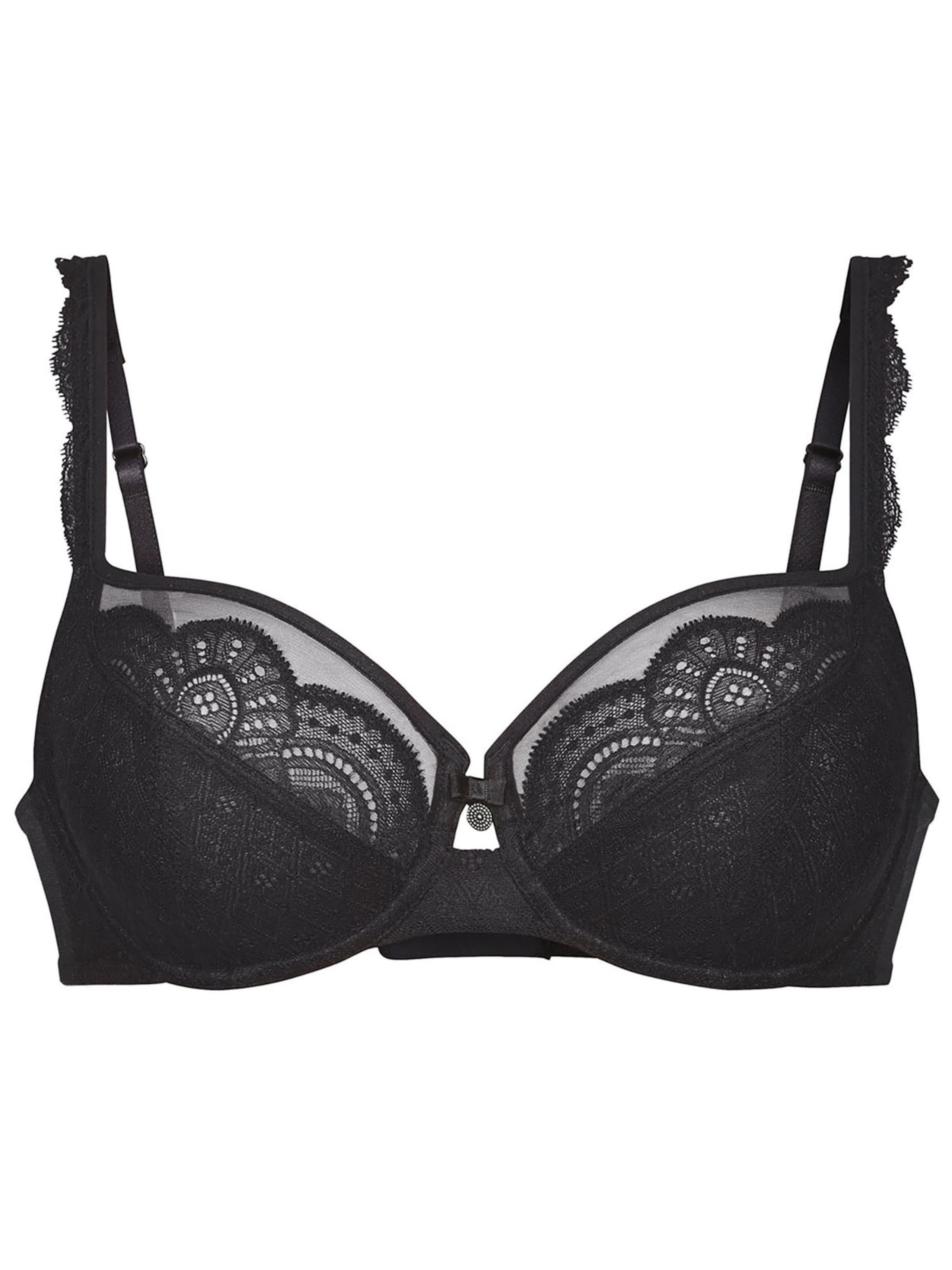 ANITA T-shirt Bra 'Selma' in Black: front