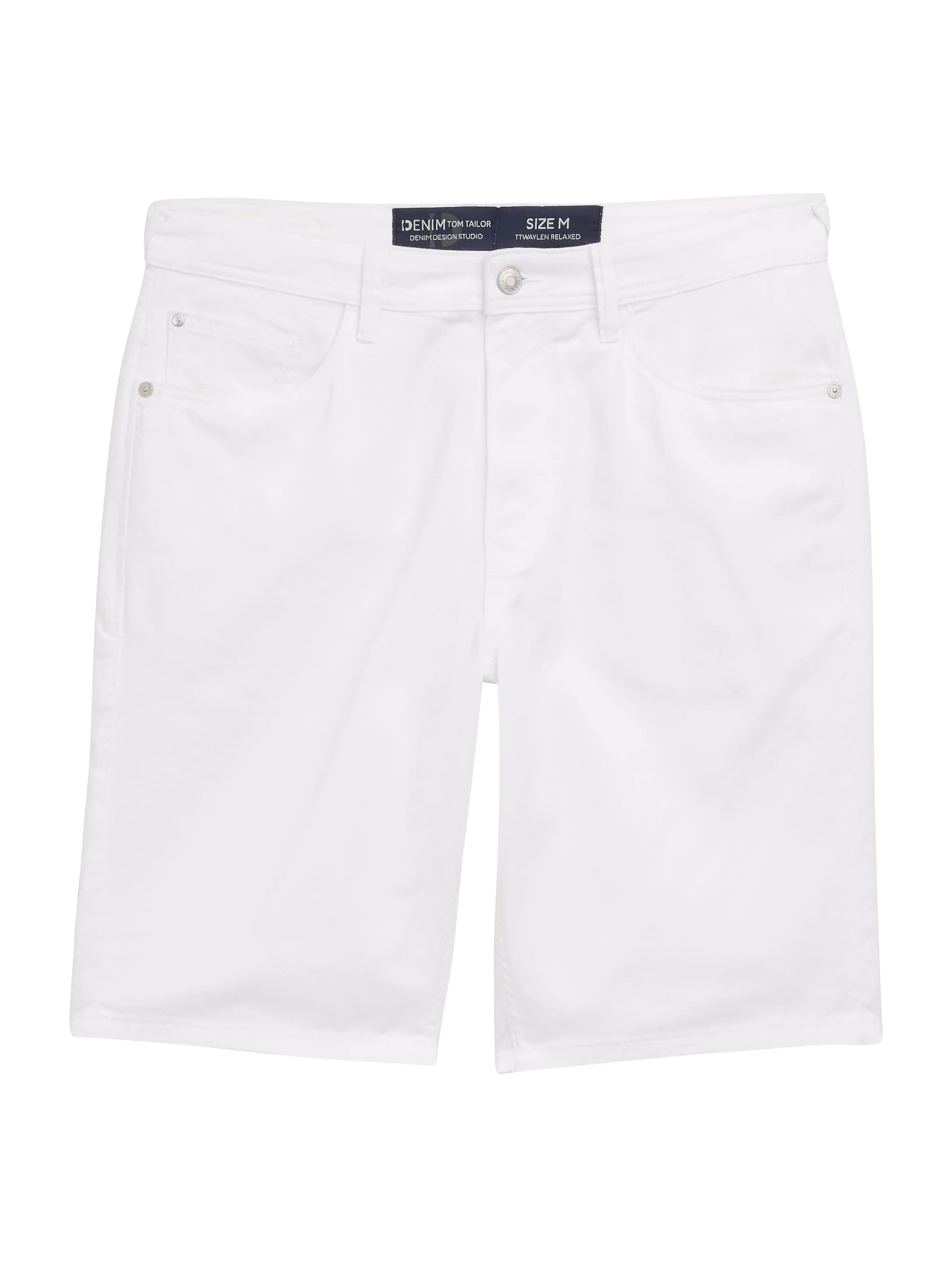 Loosefit Jean &#x27;Waylen&#x27; TOM TAILOR DENIM en blanc : devant