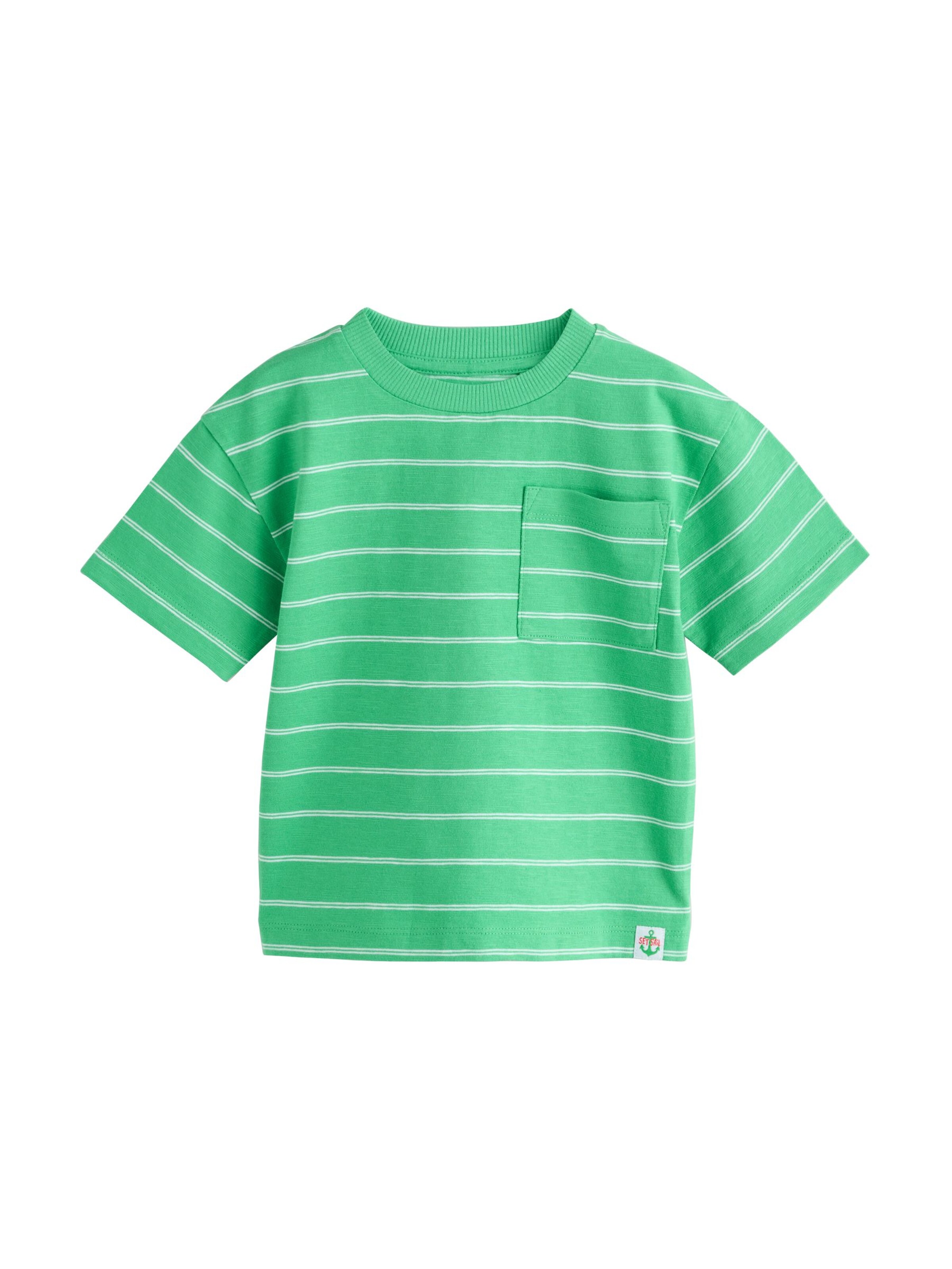 Next Shirt in mottled green / White, Item view