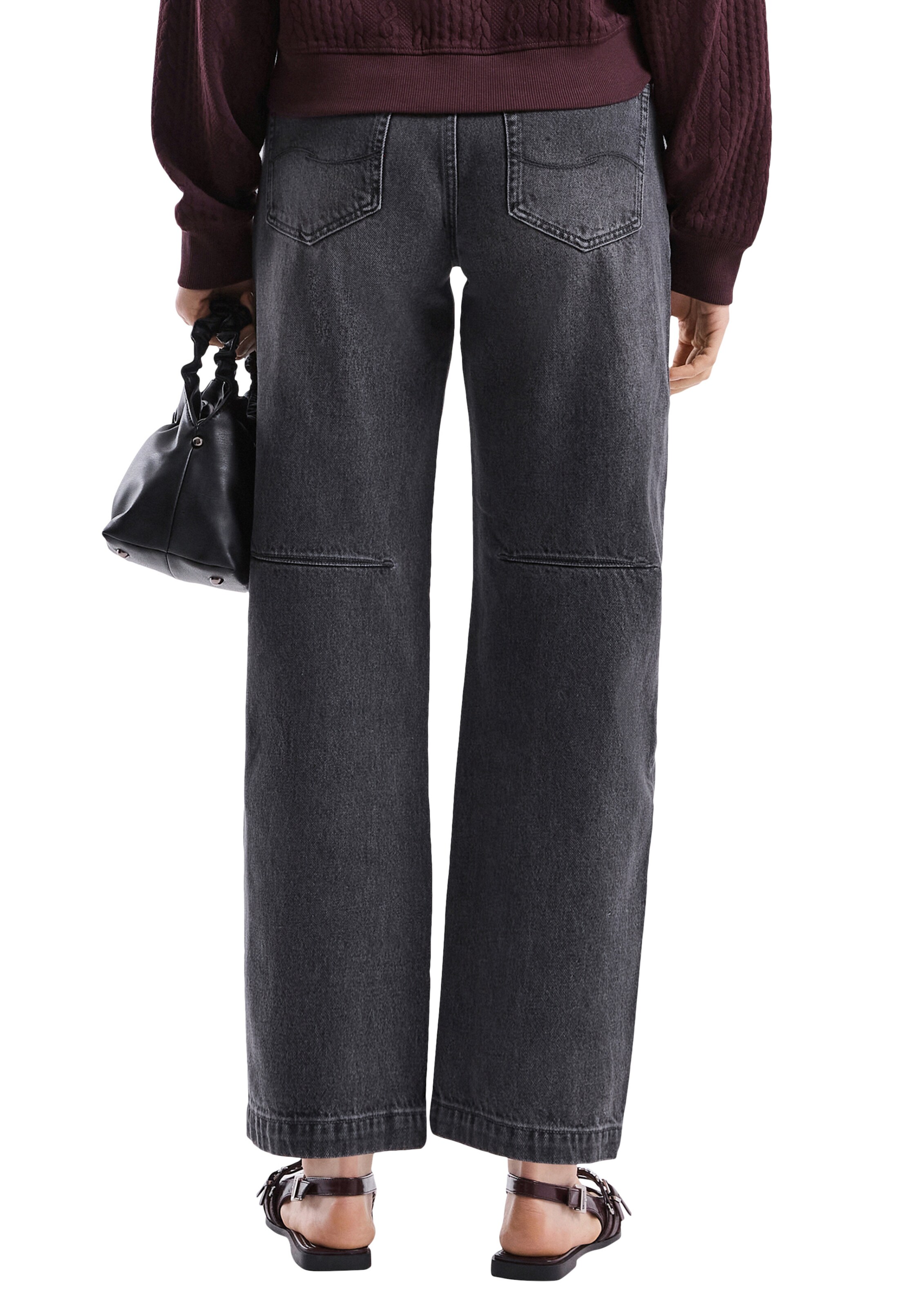 QS Loosefit Jeans in Grijs