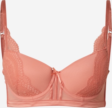 Hunkemöller Push-up Rintaliivi 'Robijn' värissä vaaleanpunainen: etupuoli