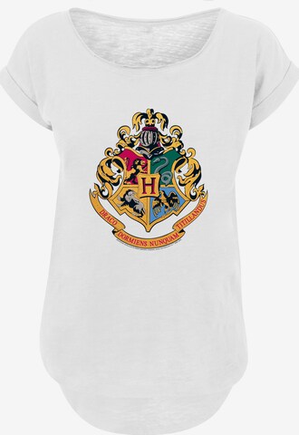 T-shirt 'Harry Potter Hogwarts' F4NT4STIC en blanc : devant