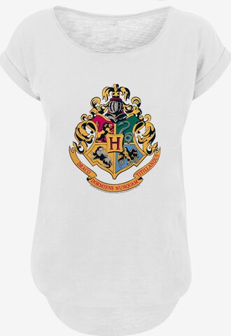 F4NT4STIC Shirt 'Harry Potter Hogwarts' in White: front