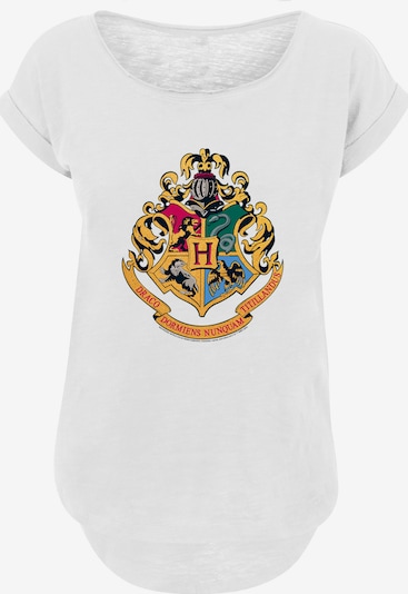 F4NT4STIC T-shirt 'Harry Potter Hogwarts' en jaune d'or / vert / rose / blanc, Vue avec produit